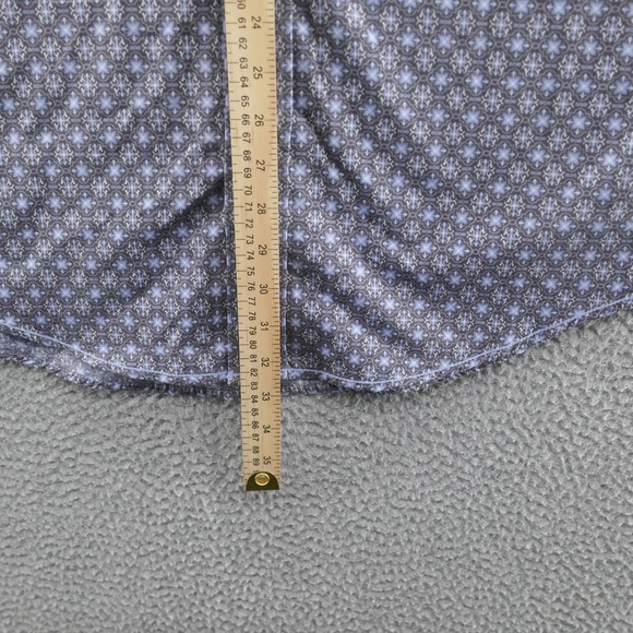 NWT Panhandle Rough Stock Pearl Snap Shirt XL Blue Mens Western Long Sleeve - Picture 9 of 15